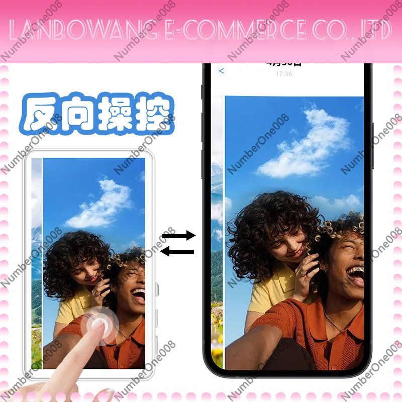 Magnetic Selfie Rear Display PCBA Board Chip Solution Mobile Screen Cast Mirror Transmitter For PC Development