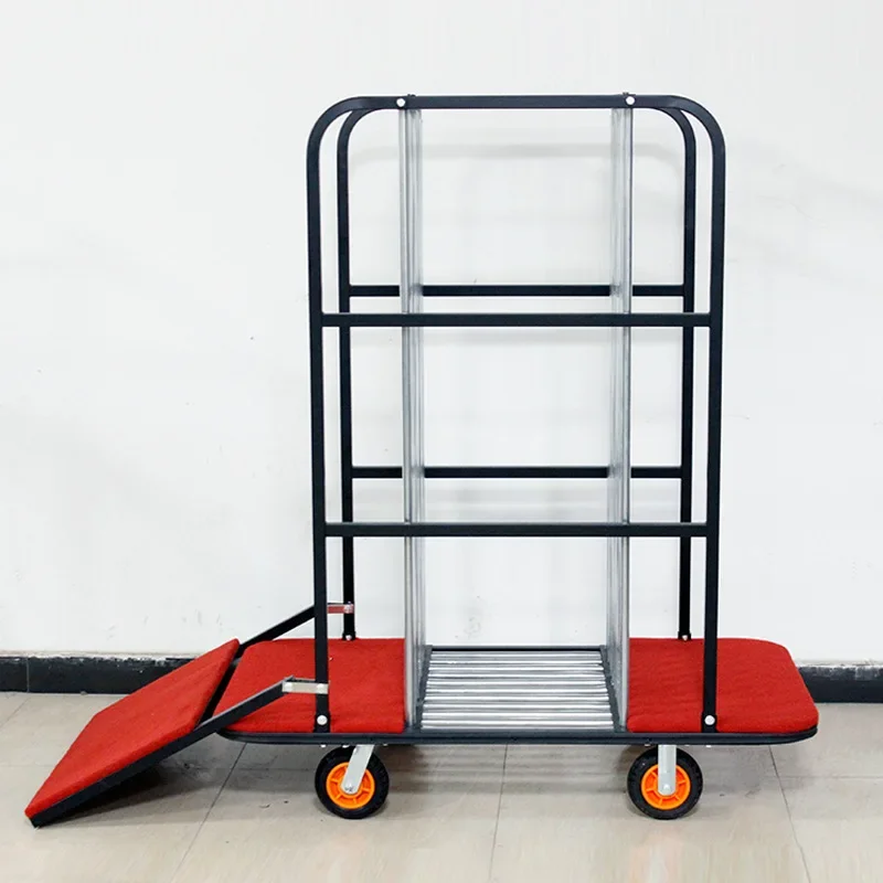 

Hotel, restaurant glass turntable transport trolley