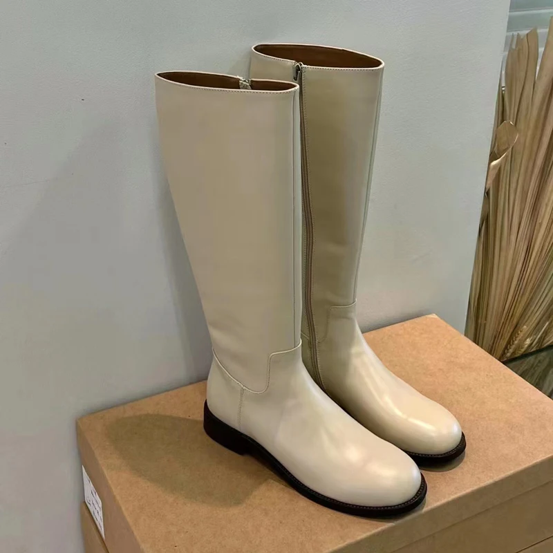 

Zaceng/длинные сапоги, женские осенне-зимние узкие сапоги для похудения с круглой головкой, рыцарские сапоги на каблуке с боковой молнией, высокая ванна