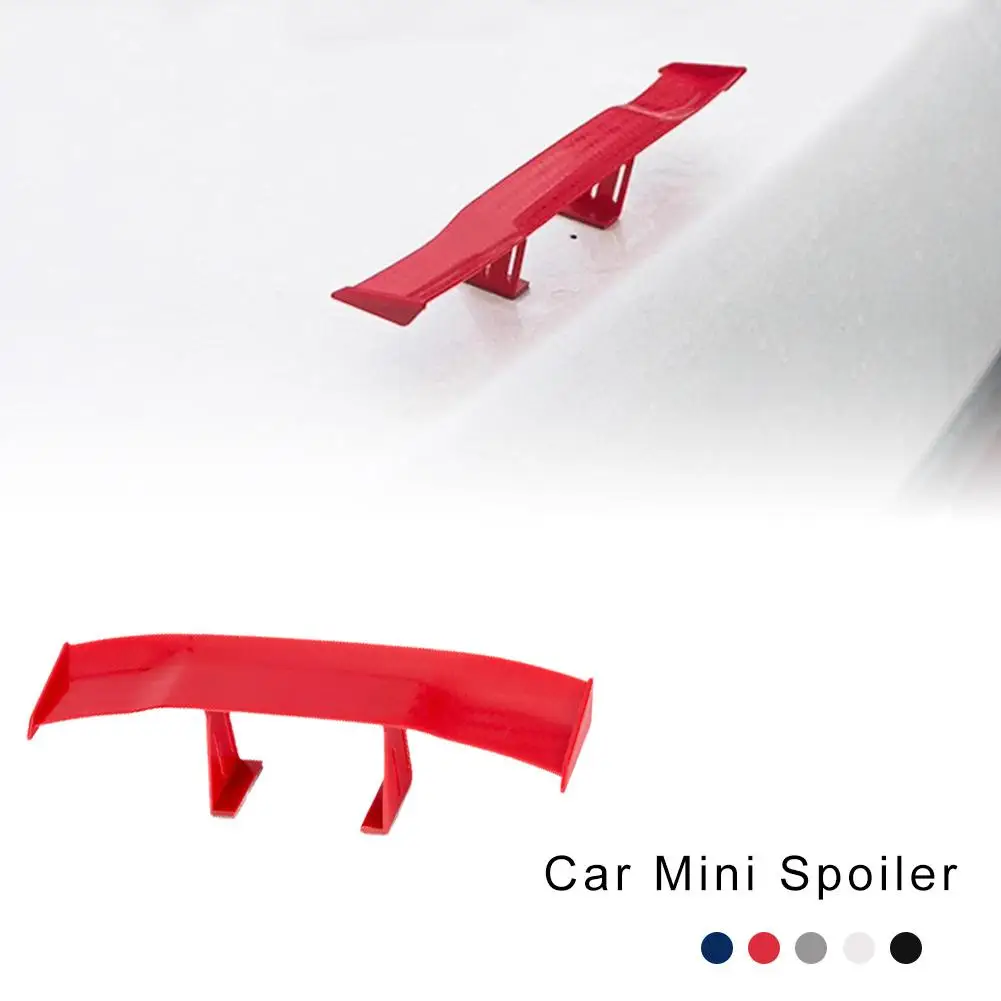 Car Rear Mini Spoiler Wing GT Style Small Rear Trunk No-Punch Accessories Car Wing Car Styling Spoiler Decoration G1E0