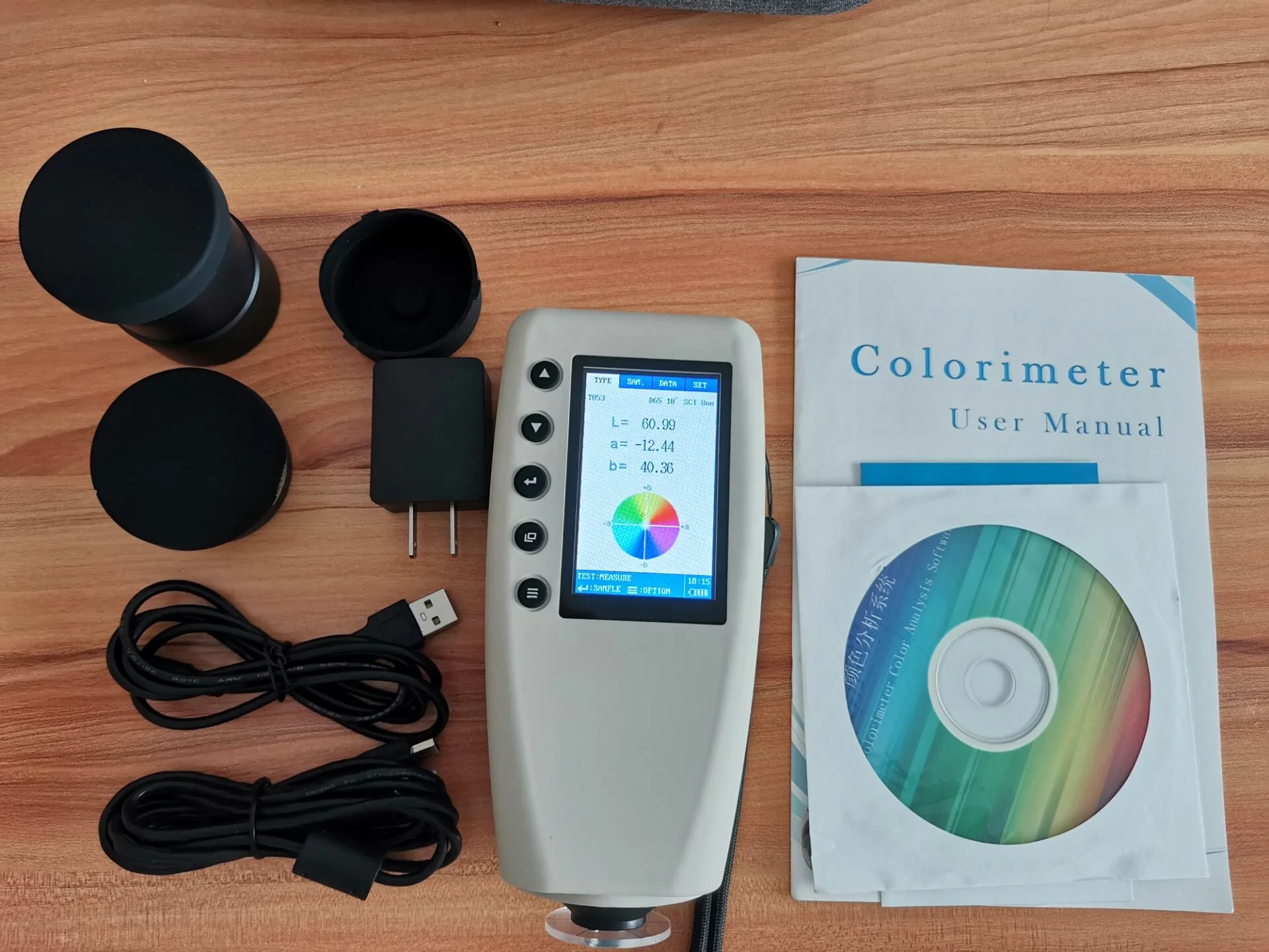 Portable Chemicals Plastics Film Pigments Colorimeter