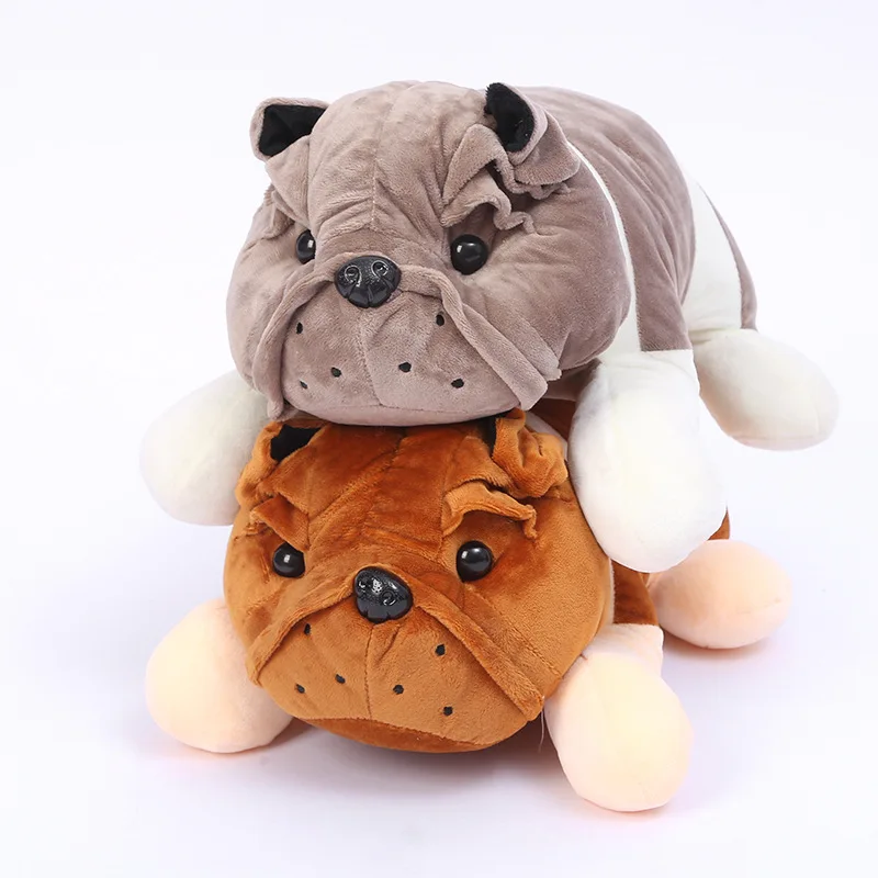 20cm Plush bulldog shar pei dog Toy stuffed animal doll pendant baby kids friend birthday gift present home car decor