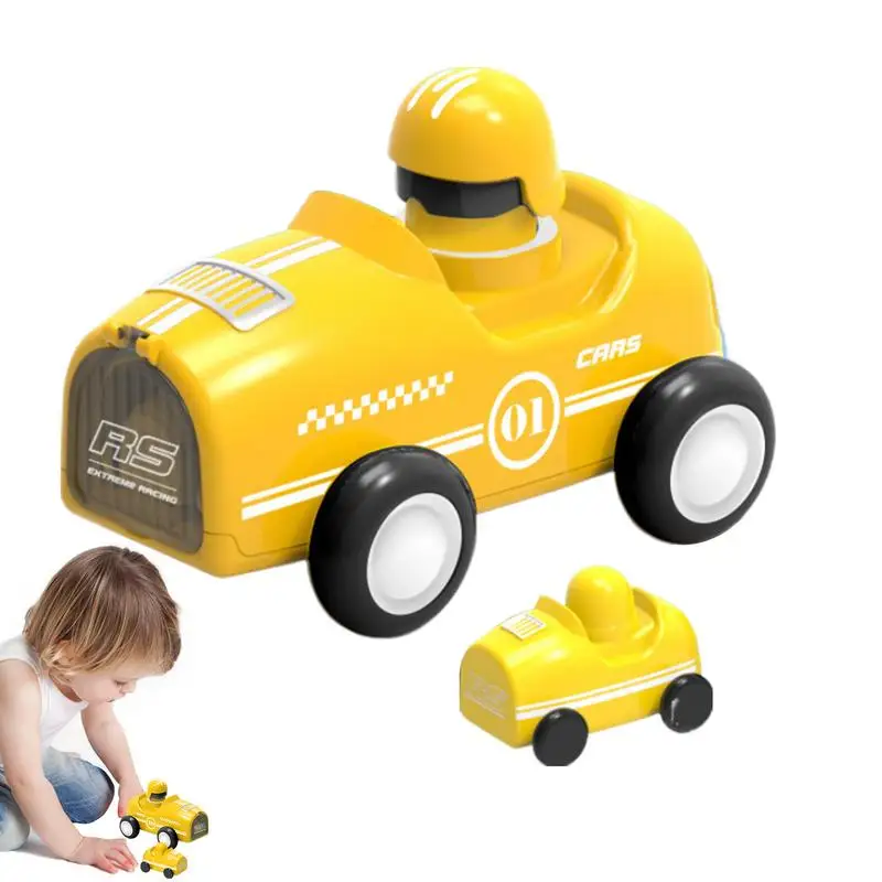 

Pull Back Cars 2PCS Interactive Toy Car Creative Pullback Cars Cute Educational Toy Cool Inertial Car Kids Vehicle Toys For