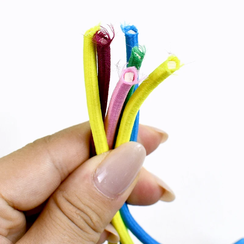 4mm Elastic Cords 5-50M for Hair & Sewing