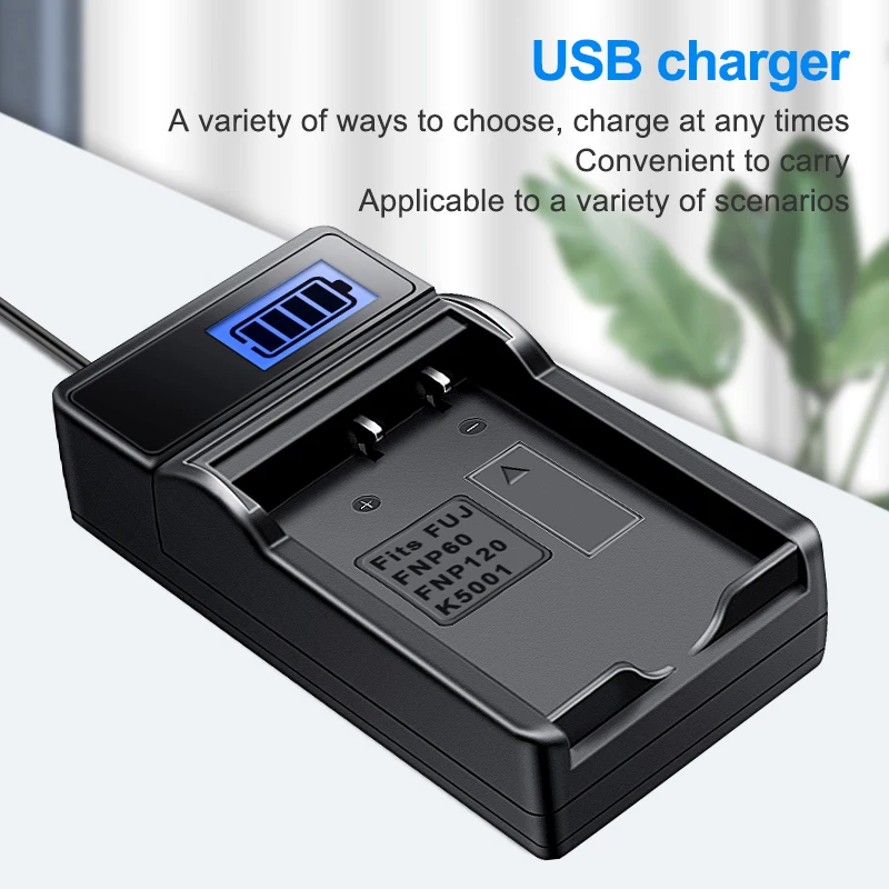 HQIX for Praktica 20-Z35S 18-Z36C Camera NP-120/B Battery Charger