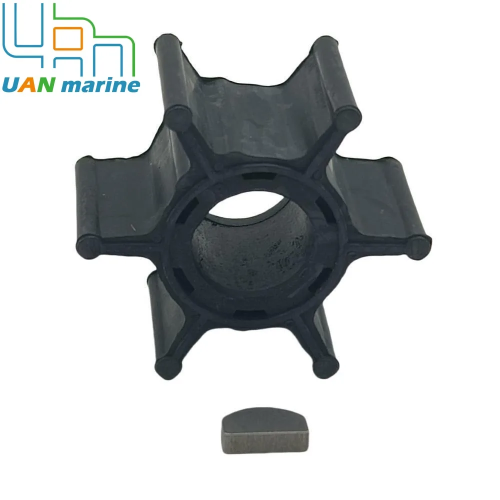 17461-93501 Water Pump Impeller with Key for Suzuki Outboard 2-Str 9.9 16 HP DT9.9 DT16 1980-1982 17461-93500