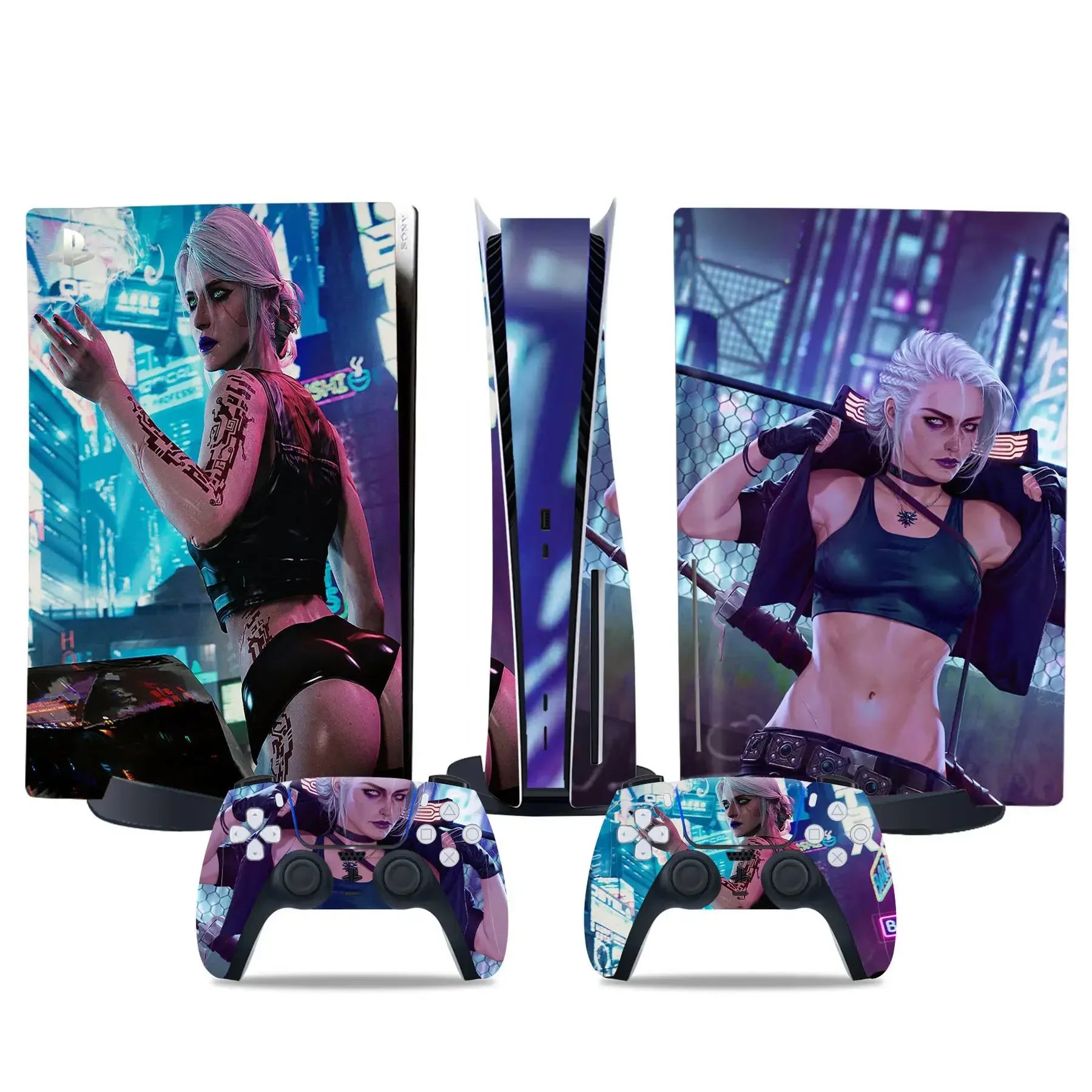 لملحقات PS5 - جلود تجميلية أنيقة تلميع