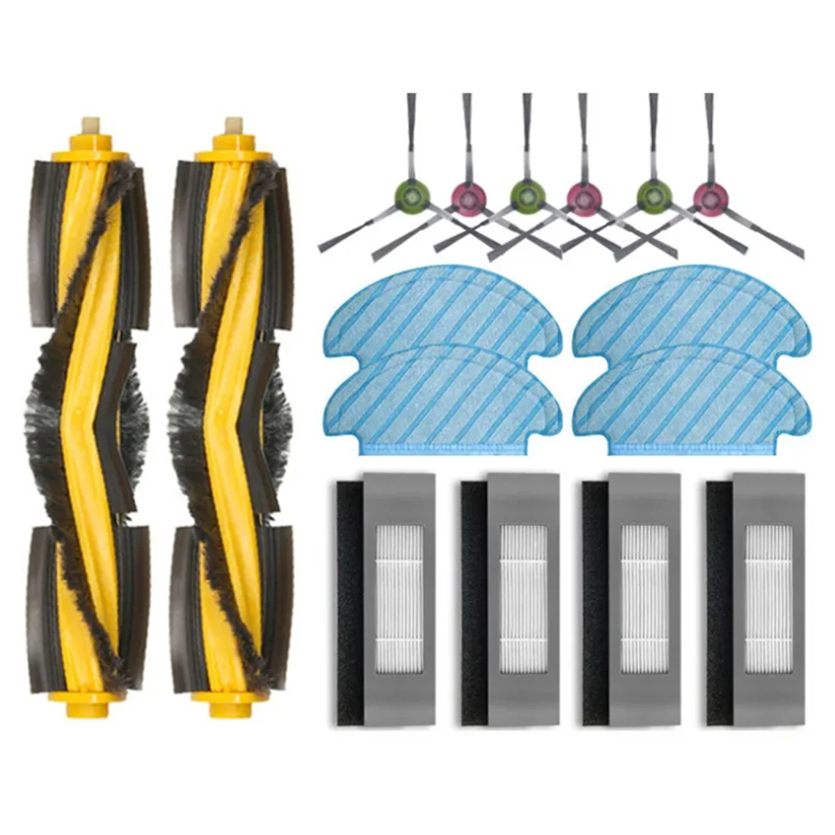 Filtr HEPA ścierka do mopa szczotka boczna do ECOVACS Deebot T9 AIVI T8 AIVI N8 Pro 920 950 odkurzacz części zamienne