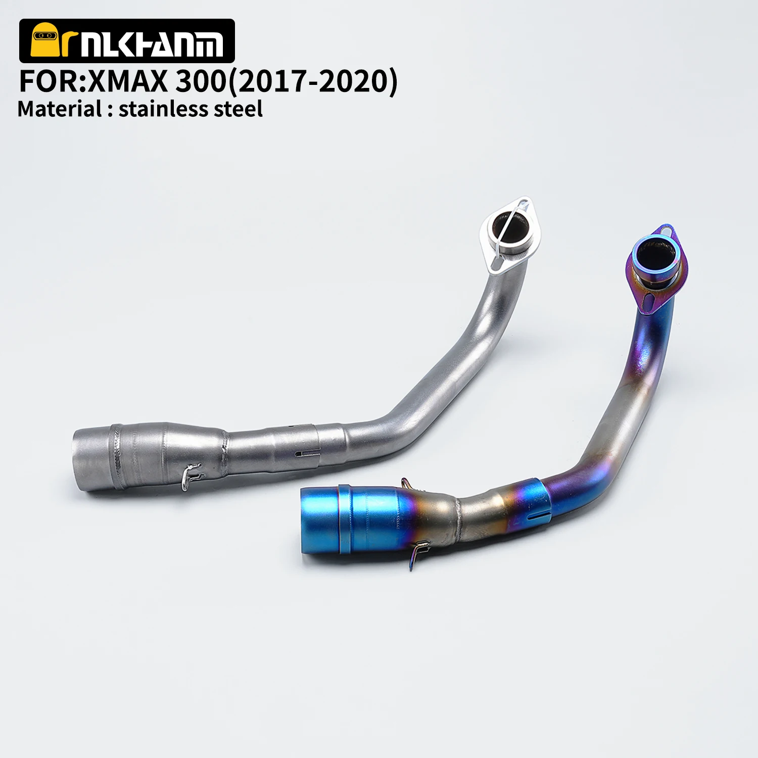 

For XMAX300 Motorcycle Exhaust For X-max300 XMAX300 2017-2020 Stainless Steel Front Exhaust Muffler Escape Middle Link Pipe