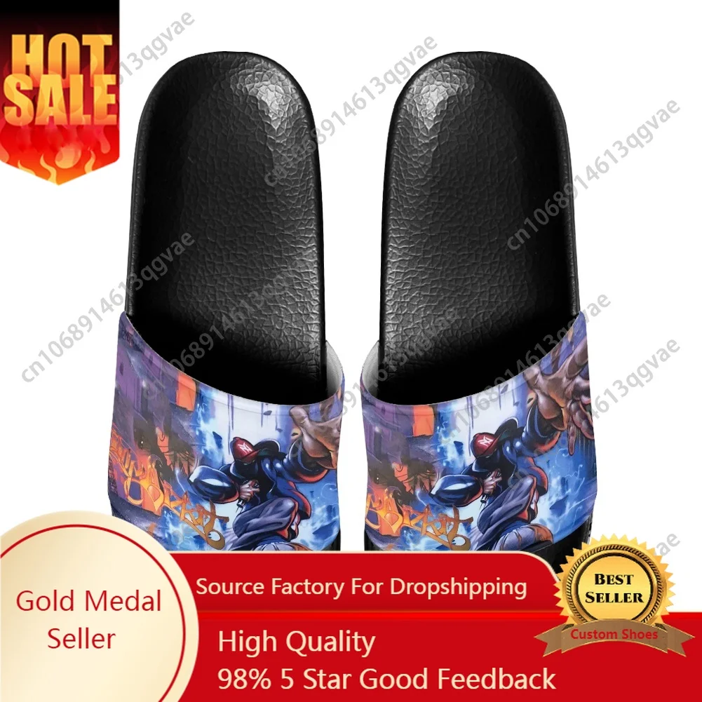 

Limp Bizkit American Metal Rock Band Slippers Home Water Shoes Men Women Teenagers Beach Pool Sandals Custom Made Summer Slipper