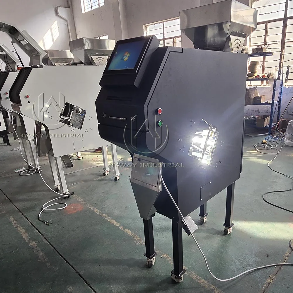 2026 500-1500kg/h Grain Color Sorter Quinoa Coffee Beans Rice Dry Vegetable Cleaning Sorting Machine