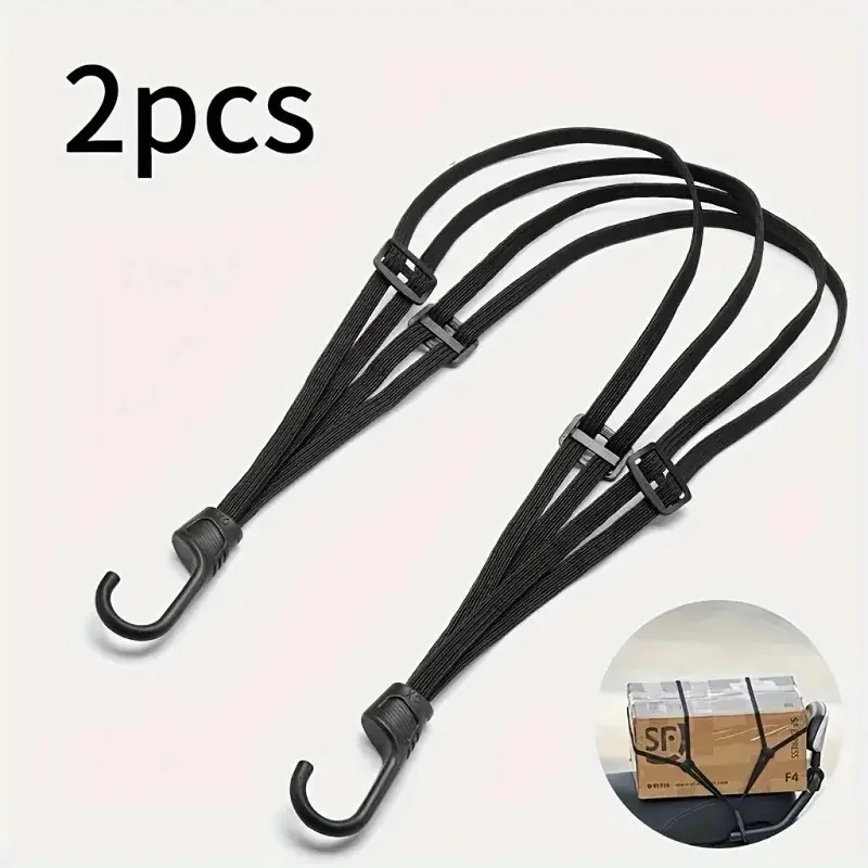 

4-in-1 Multi-functional High Elastic Hook Adjustable Motorcycle Electric Bike Helmet Rear Seat Strap