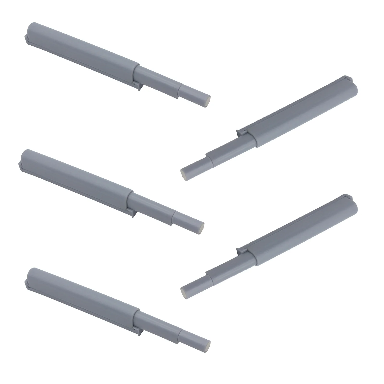 

5pcs Cabinet Door Buffer Soft Closing Hinges For Cabinets Drawer Damper Self Close Mechanism Smooth Quiet Closure Grey Hardware