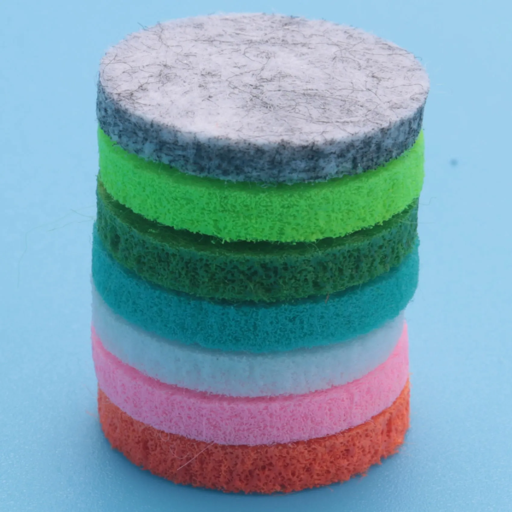 Washable Refill Pads Felt Pads Diameter 22mm for Car Essential oil diffuser locket [48 Pcs]