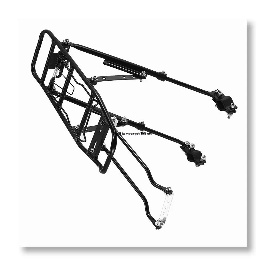 ●Bike Cargo Rack Disc Brake Aluminum Alloy Bicycle Rear Rack MTB Road Bike Foldable Bikes Pannier Carrier Luggage Shelf