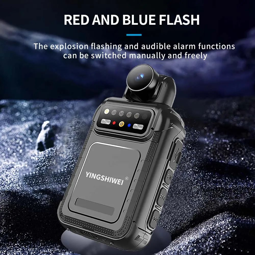 Customizable 2024 new body camera released up and down 350-degree rotating lens flexible and convenient to use