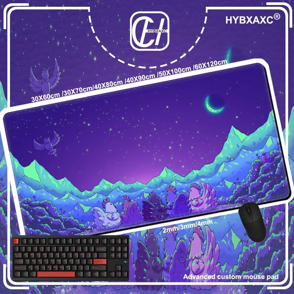 2026 New Stardew Valley Cute Mouse Mat Large Anti-slip Game Office Gaming Mousepad Speed Rug Table Mats Anime Keyboard HYBXAXC