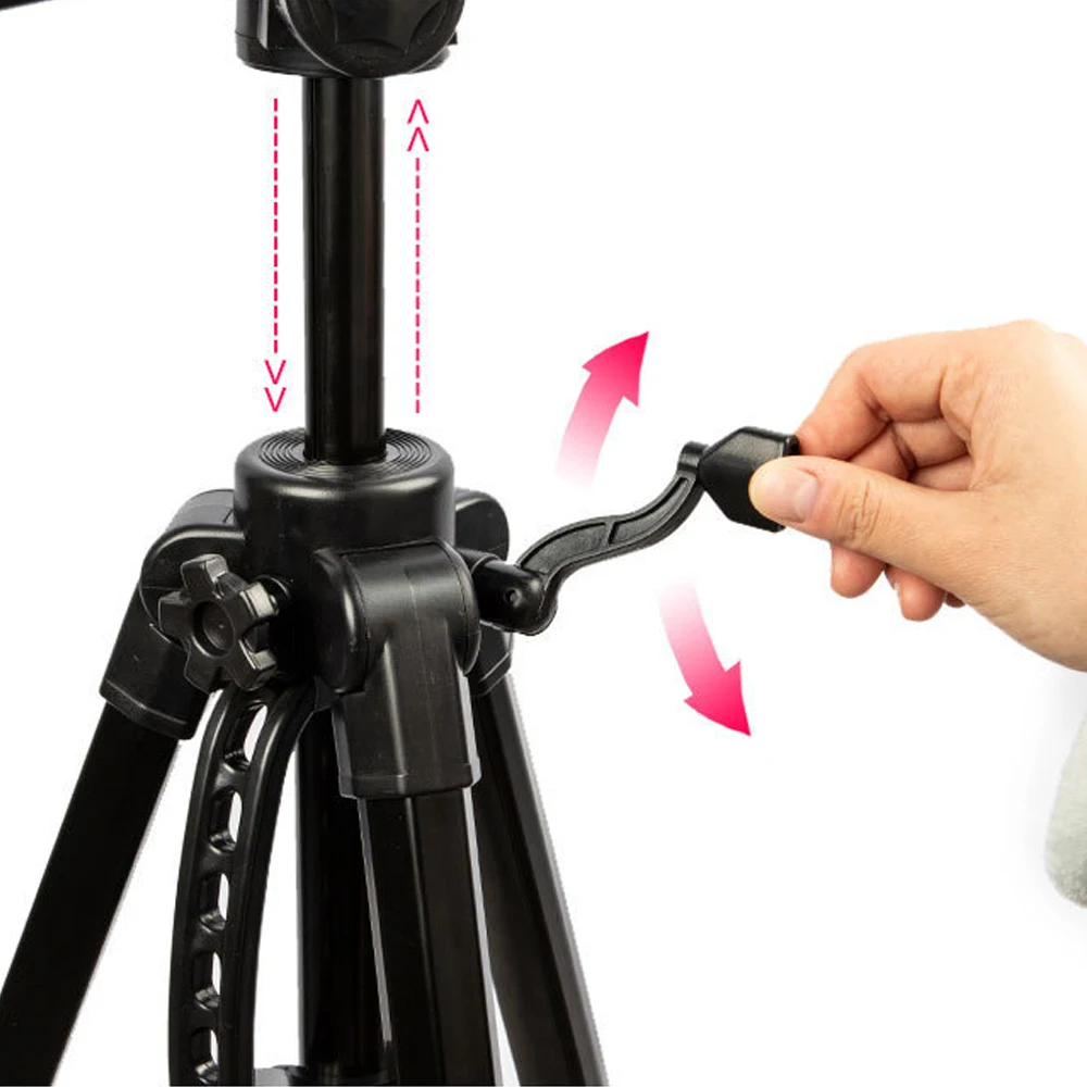 180cm 140CM Cell Phone Tripod Lightweight Camera Tripods 26CM 30CM Fill Selfie Video LED Ring Light Universal Phone Holders