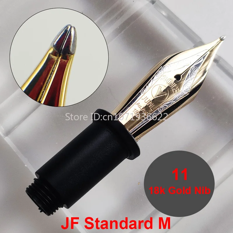 WingSung كبير N0.9 18K الذهب بنك الاستثمار القومي القياسية نبضات القلب JF F/M/B بنك الاستثمار القومي قبضة القسم ل WingSung 930 قلم حبر اكسسوارات هدية