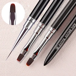 Nail Glue Phototherapy Pen UV Gel Brush Pen Acrylic Professional Nail Art Liner Flower Painting Drawing Brush Manicure Tools