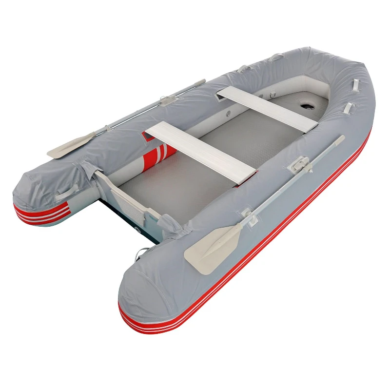 Factory Cheap Price 7 Person Drop Stitch/Plywood Floor Big Inflatable Sport Fishing Boat For Sale