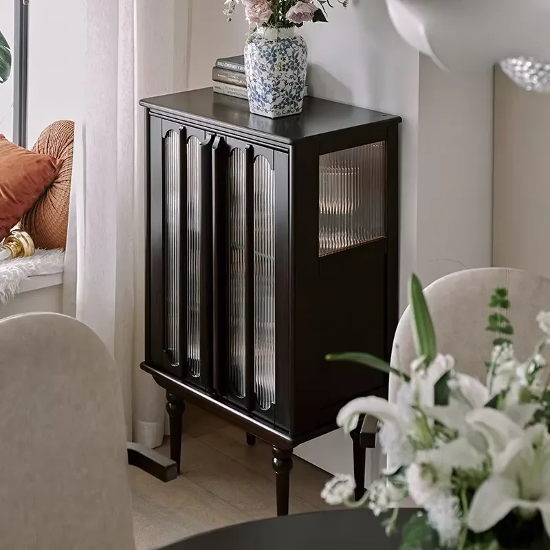 Living room wooden locker household locker furniture finishing rack