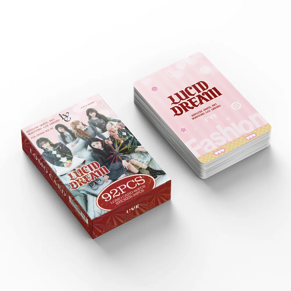 92 petites cartes, nouveaux albums, cartes photo LUCID DREAM, autocollants de célébrités, cartes LOMO, cartes de collection pour fans, cadeaux