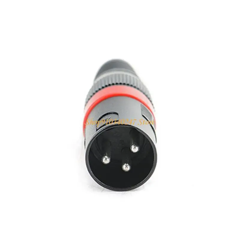 Q22A Professional Sound Cable Connectors 3 Pin 3Pin Microphones Male Plugs Professional Microphones