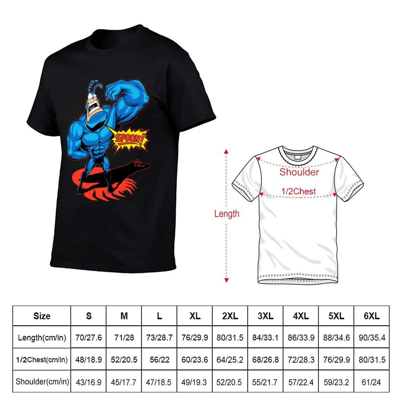 SPOON! T-Shirt t shirts cotton 100% t shirt man luxury anime tshirt T-shirt