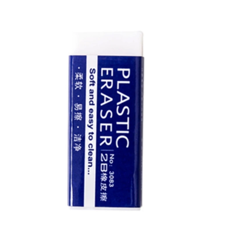 10 шт. белые резиновые ластики, ластики для карандашей, маленькие, большие белые ластики для школьного офиса, художественные для