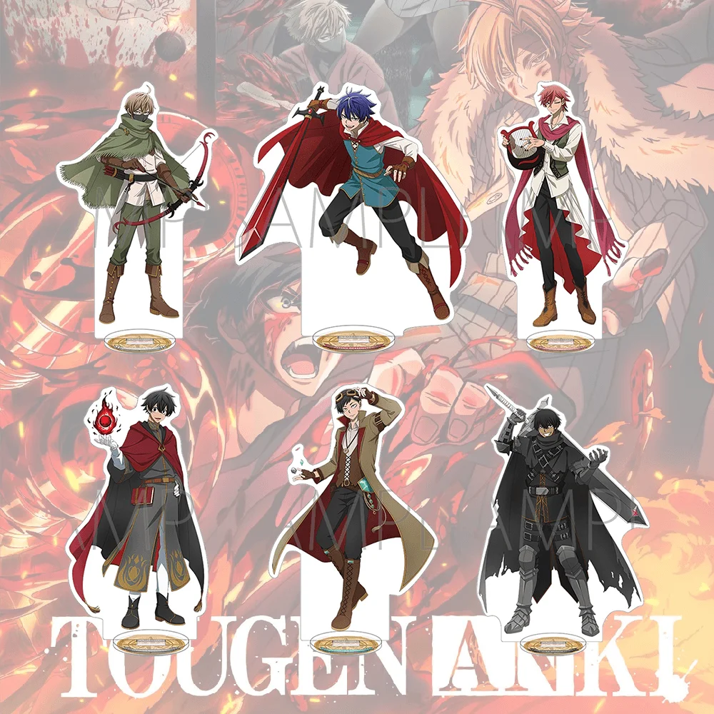 Porte-clés Tougen Anki 15 cm en acrylique, figurine de personnage d'anime, ornement de bureau, décoration de table, collection, cadeau pour les fans