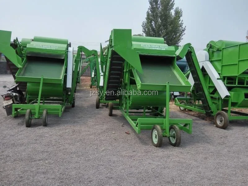 Big Capacity Tractor Driven Peanut Picker Equipment Wet Way And Dry Way Groundnut Picking Machine