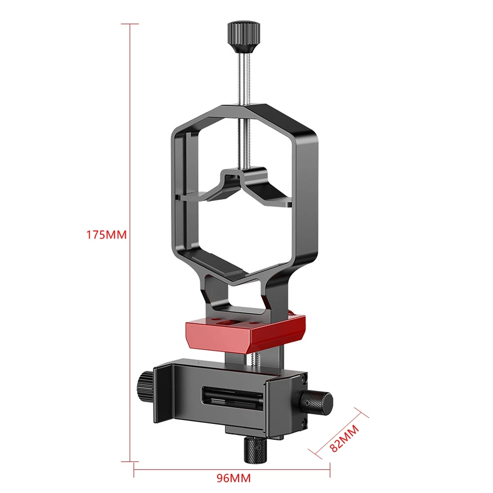 Imagem -05 - Universal Celular Adaptador Clip Montagem para Binocular Monocular Spotting Scope Telescópio Suporte do Telefone Suporte Ocular