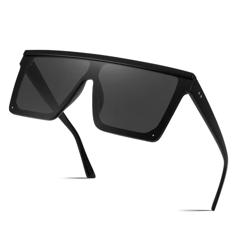 Oversized Square Sunglasses for Women Men Fashion Siamese Lens Style Flat Top Shield Shades