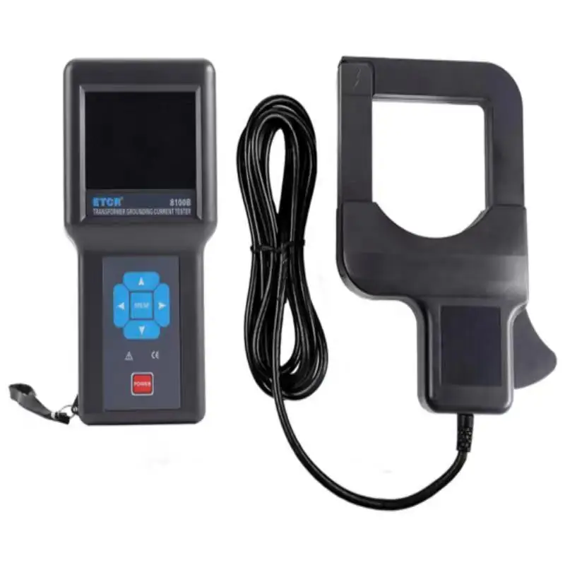 ETCR8100B Transformer Iron Core Grounding Current Tester AC 0.00mA - 100A Reactor Electrical Equipment Ammeter  Large Diameter