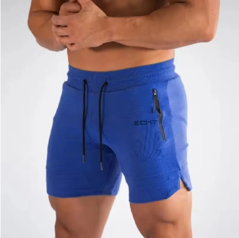 Nieuwe sportshorts heren strandshorts broek met rits bodybuilding joggingbroek fitness jogger running sportscholen herenshorts