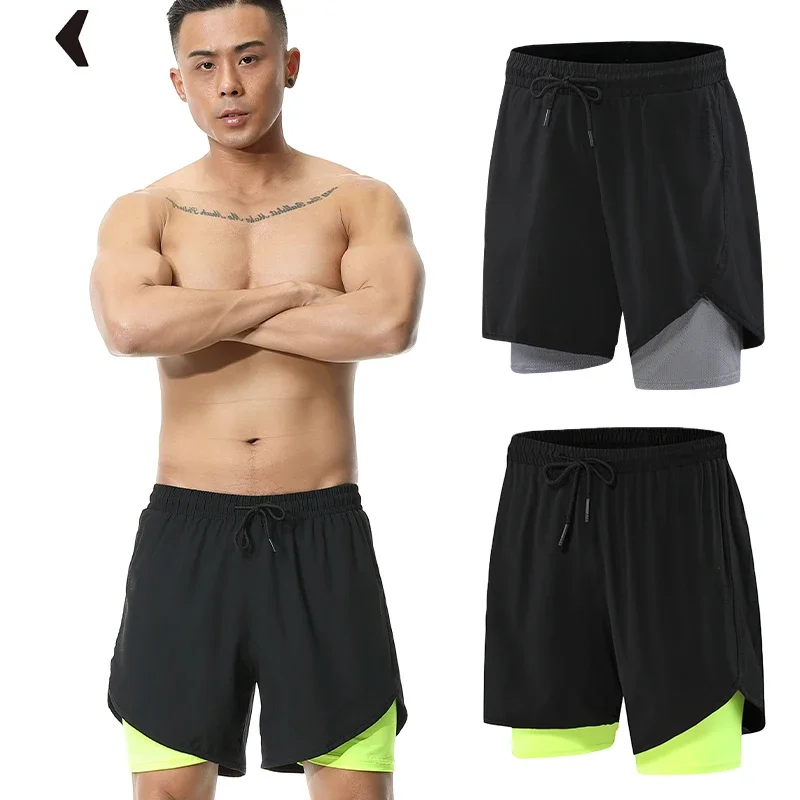 

Custom Summer Running Shorts Pants Large Size Fitness Training Marathon Shorts Quick-drying Sports Training Gym Short Men 202035