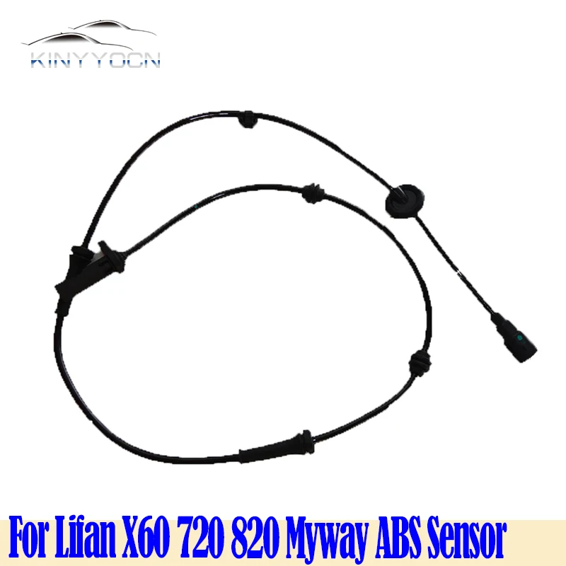 For Lifan X60 720 820 Myway   Auto Wheel Speed Sensor ABS Sensor Induction Cable Wiring Kits Brake