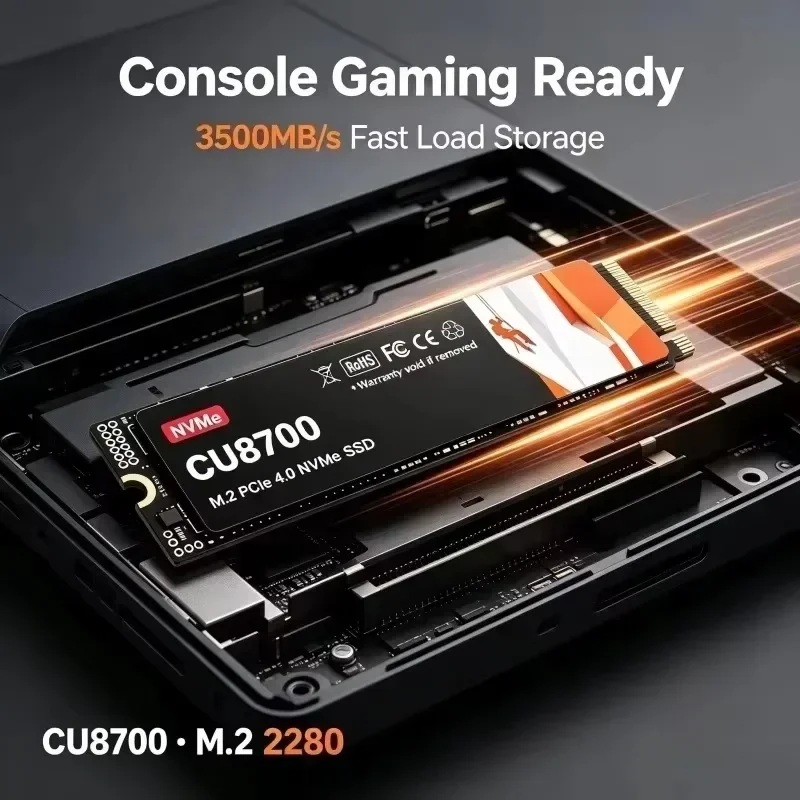 Portable Internal Solid State Drive CU8700 NVMe M.2 2280 SSD 500GB 1TB 2TB 4TB 3500MB/s High Speed Read For Desktop Laptop PC