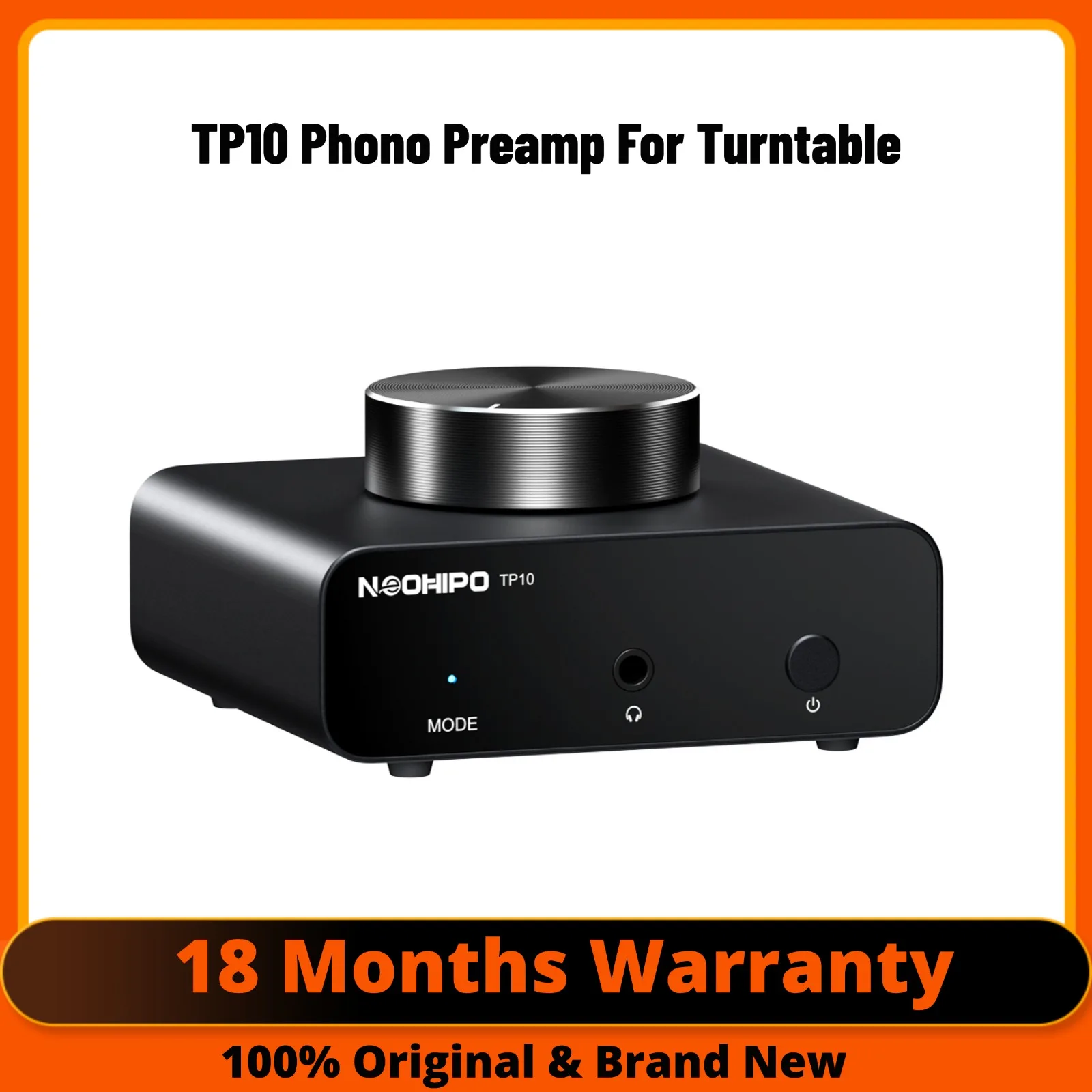 

﻿ NEOHIPO TP10 Phono Preamplifier Tone Control Mini Preamp For Turntable RCA/3.5MM Output Low Noise Headphone Preamplifier