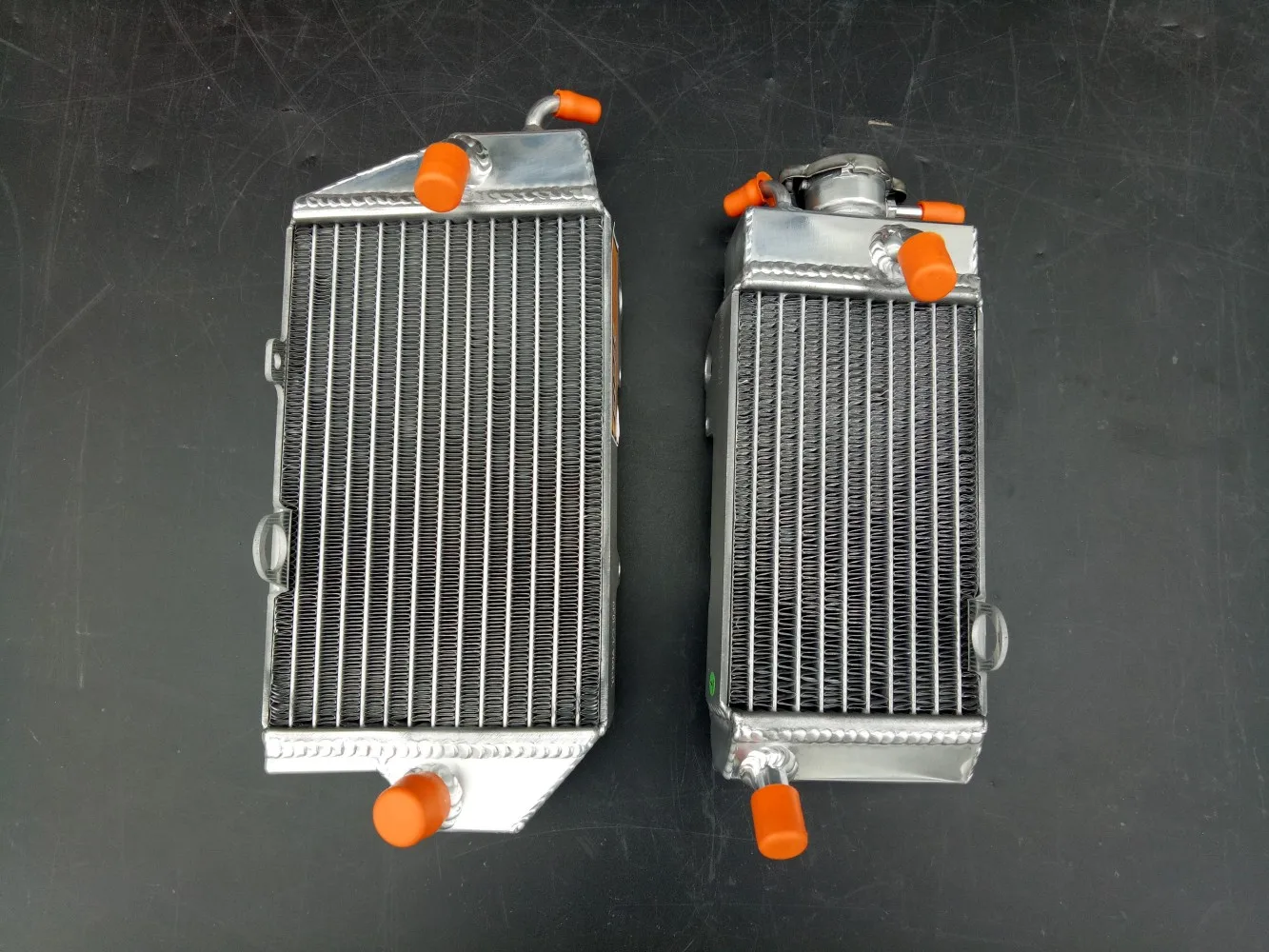 Left+Right top all Aluminum Radiator Fit Yamaha DT200WR WR200R DT WR 200 WR R 100% welding and leakage testing Cooler