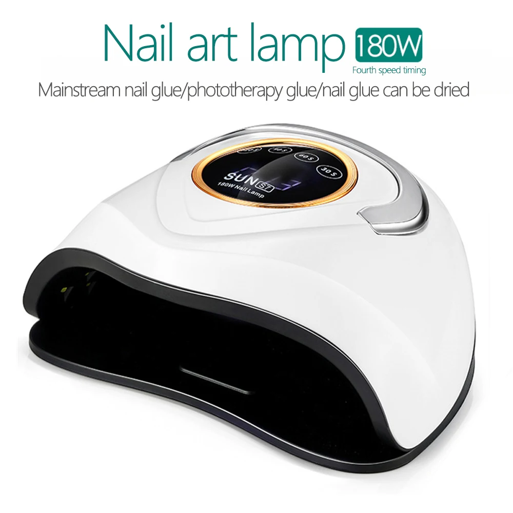 Halaiman-lâmpada led uv para secagem de unhas, alta qualidade, com timing inteligente, para gel polonês, máquina de fototerapia, manicure