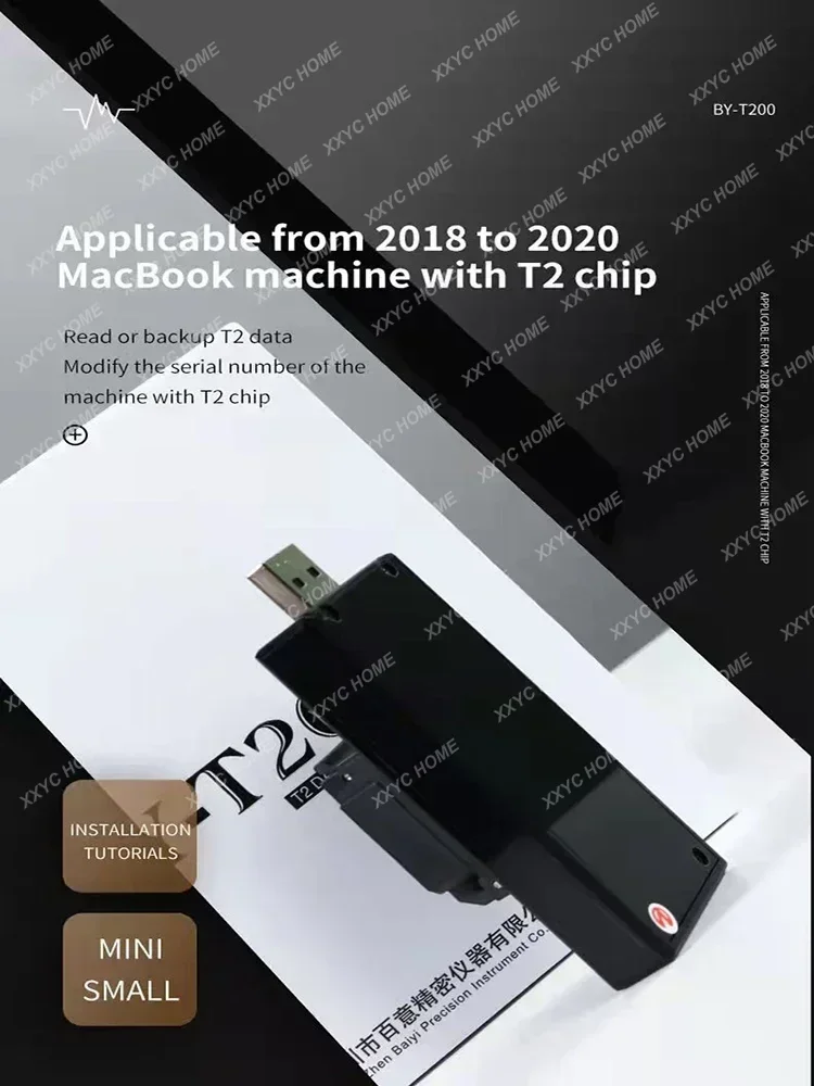 مبرمج ROM BY-T200 لماك بوك M1 A2681 A1286 رقائق احتياطية قراءة كتابة الرقم التسلسلي لمجموعات أدوات التشخيص الصغيرة لآلة T2