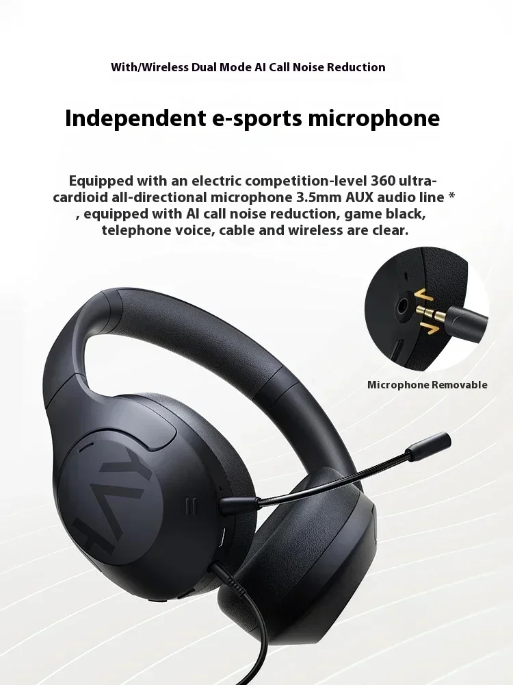 Haylou S30 Wireless Headset With Microphone Bluetooth Anc Long Endurance Active Noise Reduction Headsets Custom Headphone