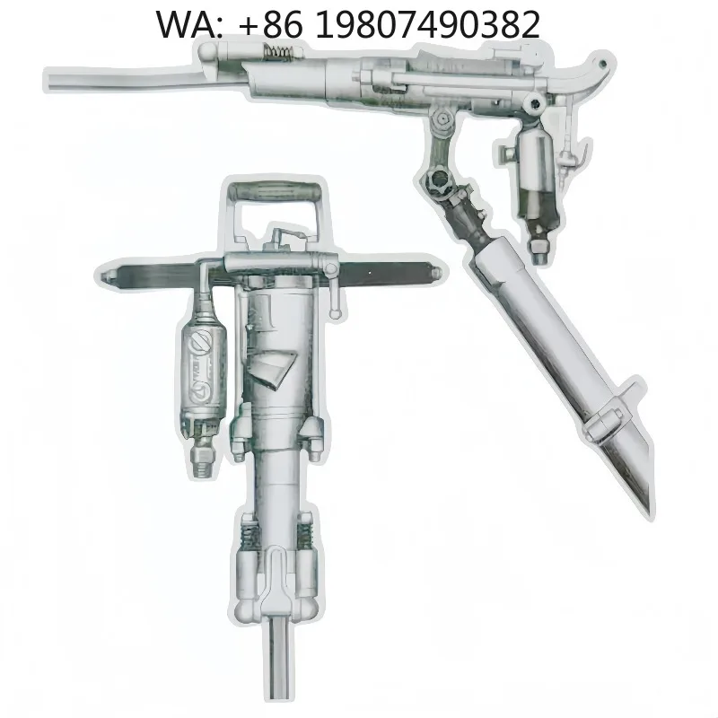 Portable Handheld Rock Drill Y20LY, Easy Operation Mining Drilling Tool for Downward Rock Drilling Work