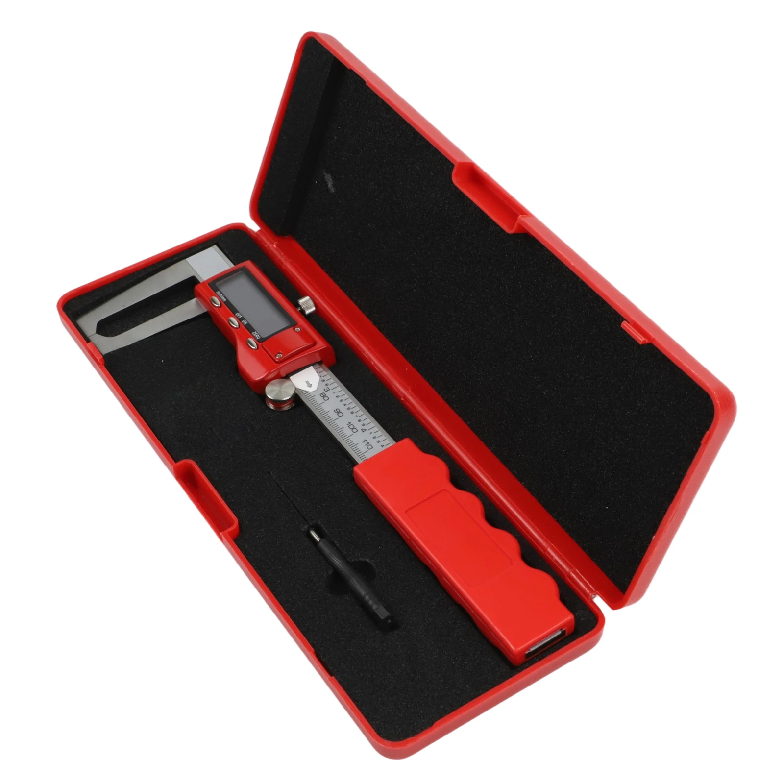 Brake Disc Caliper Digital Caliper For Vehicle Safety Checks Red Tool For Brake Pads Versatile Measurement Tool