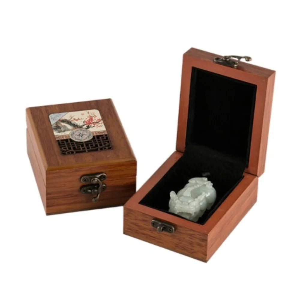 

Bracelet Necklace Wooden Jewelry Box Earrings Rings Pedant Jewelry Display Box Organizer Storage Vintage Trinket Case Gift Box