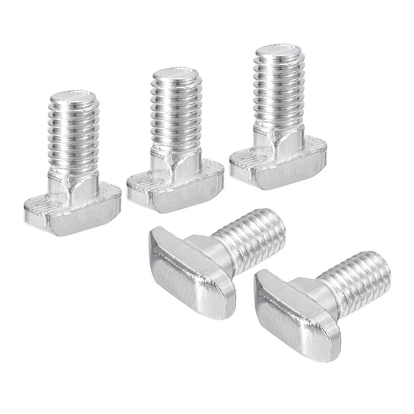 20/30/40pcs T-Slot Bolts M6 M8 Hammer Head Bolt T Screw Carbon Steel Drop-in Stud for 4040 Series T-Slot Aluminum Extrusion Prof