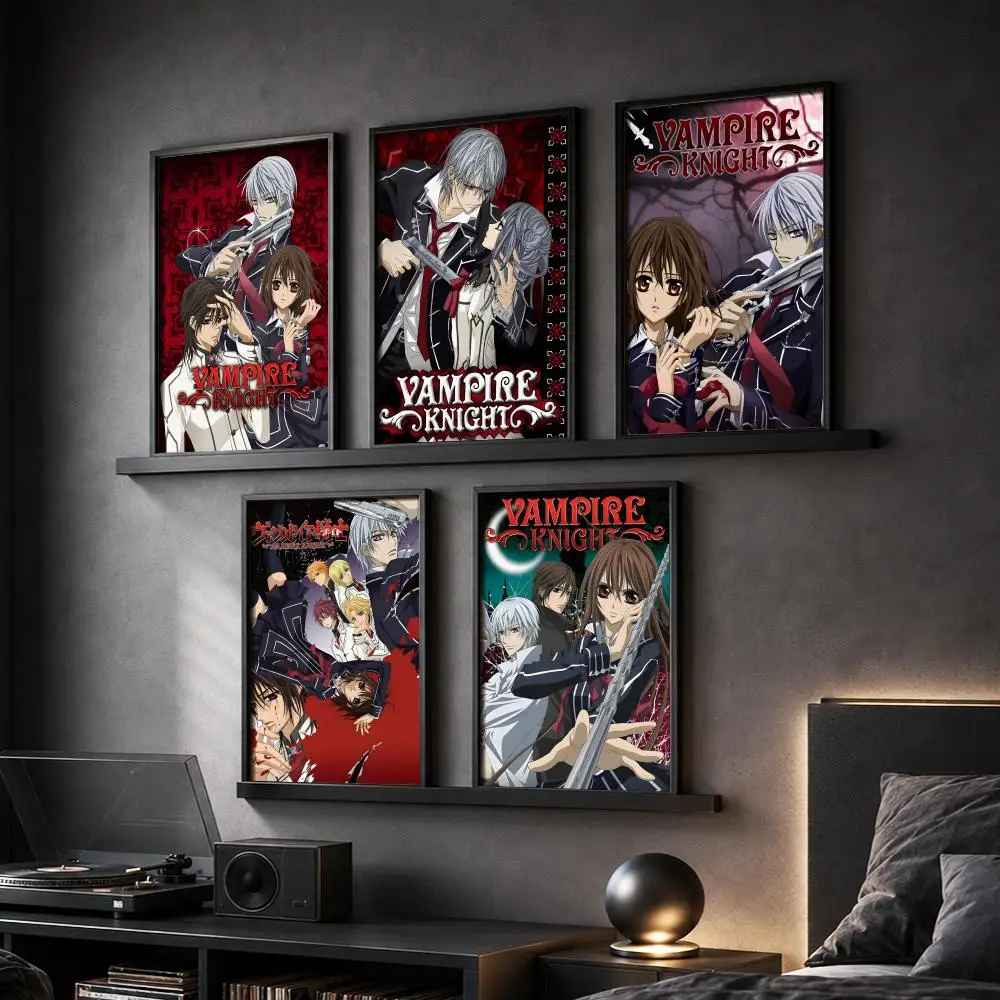 V-Vampire Knight Painting Calligraphy Canvas Poster Art for Bedroom Living Room Home Decor Wall Decoration Decals Gift