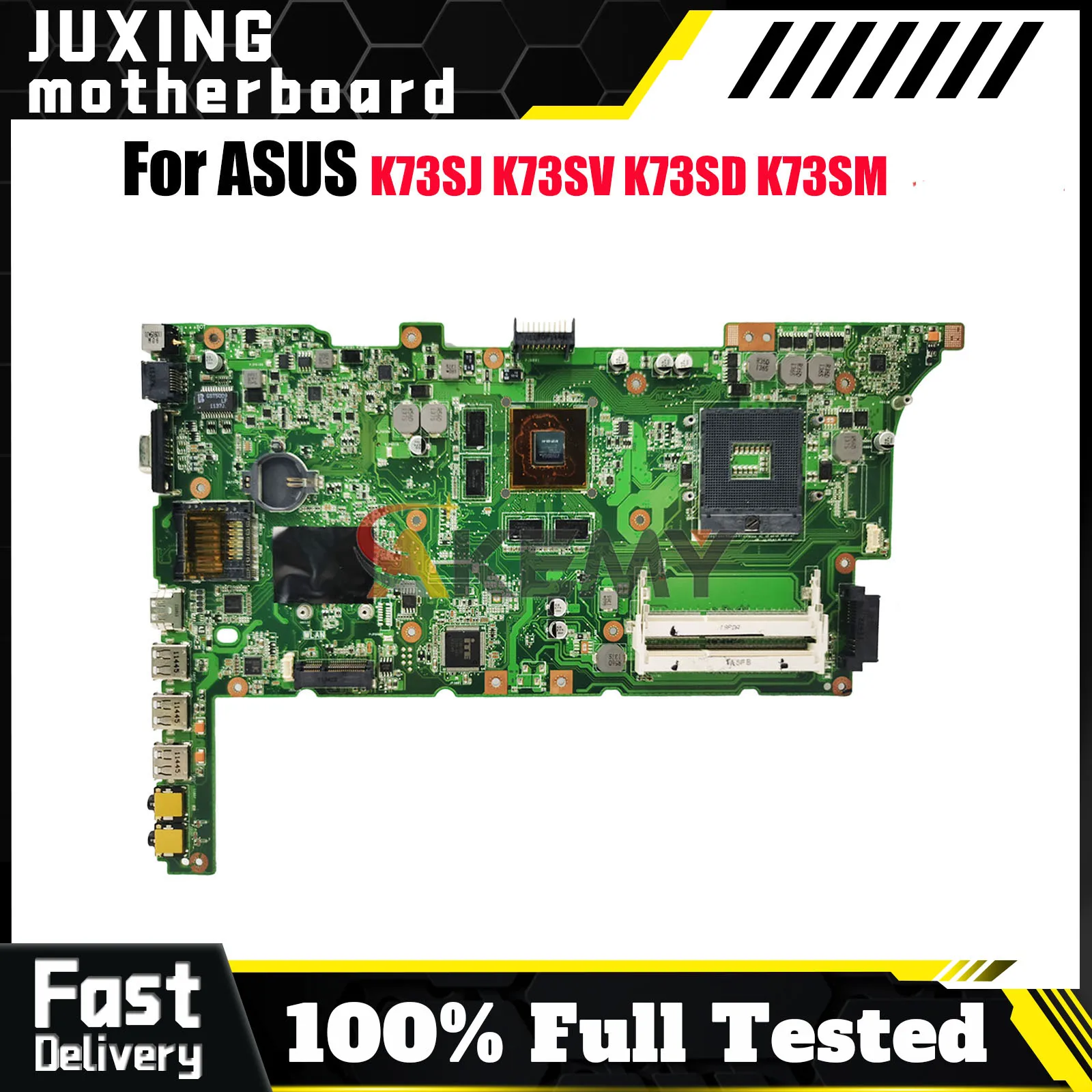 

K73SD Laptop Motherboard For ASUS K73SM K73S K73SJ K73SV K73SD Notebook Mainboard in stock 100% tests OK fast shipping stk